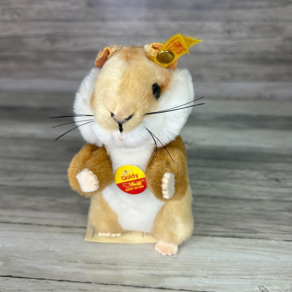 Steiff Hamster Goldy Germany Stuffed Animal Plush